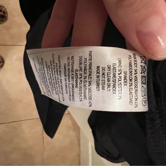 French Connection new without tags navy & black dress - Size 4 - Picture 7 of 8